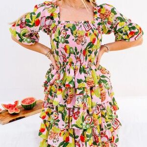 Ivy City Co Harmony dress in Tropical print